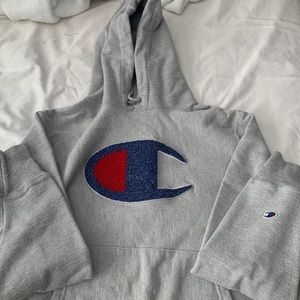 Champion Grey hoodie